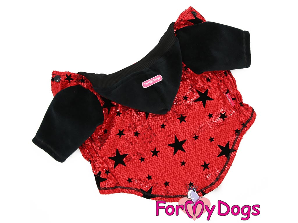 FOR MY DOGS Obleček pro psy i fenky – mikina SEQUINS 18/XL