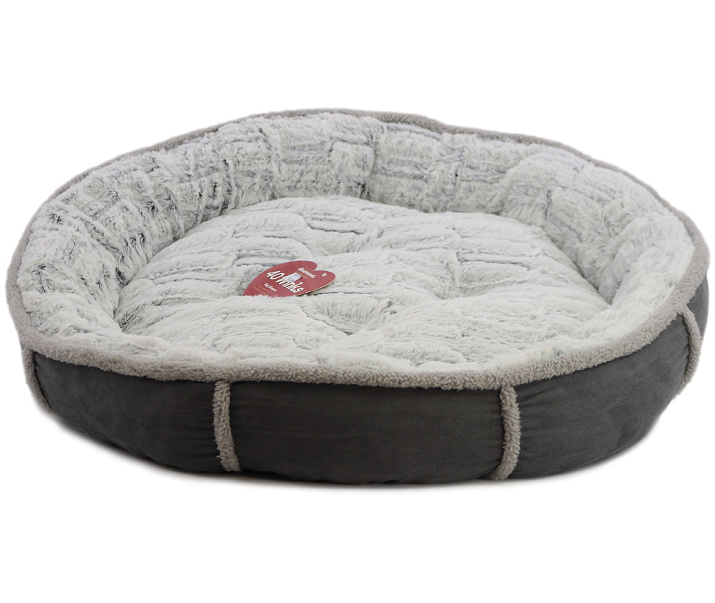 ROSEWOOD Pelech DEEP PLUSH DONUT Šedý S