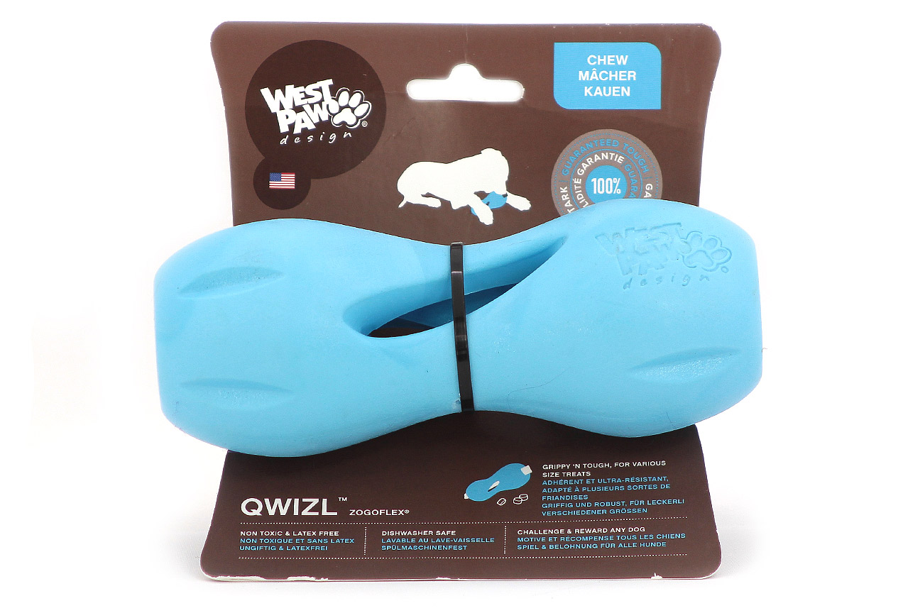 WEST PAW Extra odolná hračka QWIZL, modrá