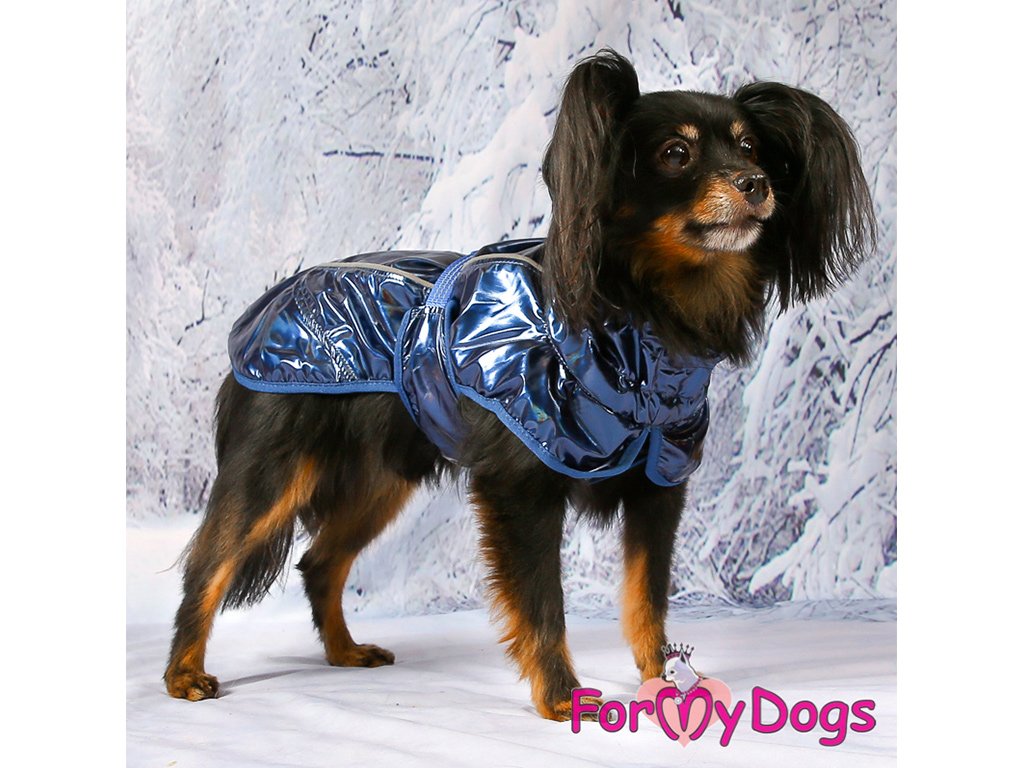 FOR MY DOGS Pláštěnka pro psy i fenky BLUE JACKET Velikost: 22/XXXL