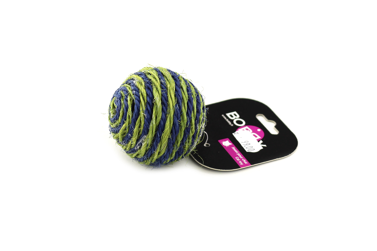 BOBBY sisalový míček pro kočky Barva: zelená