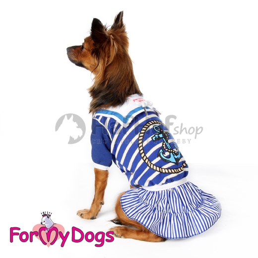 FOR MY DOGS Obleček pro fenky – šaty For My Dogs Velikost: 12/S