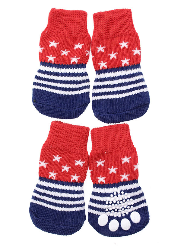 URBAN PUP Ponožky pro psy Stars Stripes Velikost: S