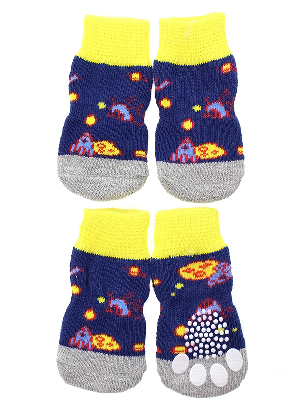 URBAN PUP Ponožky pro psy Space Invaders Velikost: L