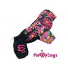 oblecek pro fenky plastenka flowers black 3