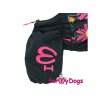oblecek pro fenky plastenka flowers black 5