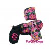 oblecek pro fenky plastenka flowers black