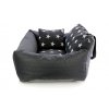 Autosedačka pro psy do auta HafHaf-shop, černo-šedá s hvězdami 4