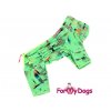 Obleček pro psy – overal GREEN REVERSE STICH, barva zelená