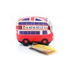 Hračka pro psy – plyšový londýnský autobus, multicolor