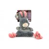 Hračka pro psy – králíček BUNNY CRUNCHY ROPE s levandulí