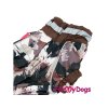 Obleček pro psy jezevčíků – pláštěnka BROWN CAMOUFLAGE 2