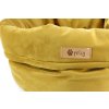 Pelíšek pro psy a kočky PETSY BASKET ROYAL, hořčicový 2