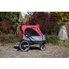PetStro SILVER WING – kočárek pro psy s nosností 55 kg, barva červená 6