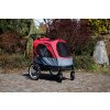 PetStro SILVER WING – kočárek pro psy s nosností 55 kg, barva červená 7