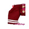 Obleček pro fenky – zimní overal FMD BURGUNDY DAISIES 8