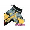 Obleček pro psy – pláštěnka FMD YELLOW CAMOUFLAGE (detail límce)