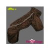 Obleček pro fenky – pláštěnka FMD BROWN MOSAIC, reflexní prvky