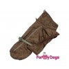 Obleček pro psy i fenky – pláštěnka FMD BROWN MOSAIC