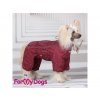 Obleček pro fenky – zimní overal FMD MAROON
