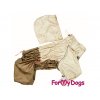 Obleček pro fenky – pláštěnka FMD BROWN METALLIC 4