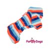 Obleček pro fenky – flísový overal FMD STRIPES