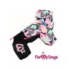 Pláštěnka pro fenky ForMyDogs PINK HOUNDSTOOTH