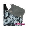 Zateplený obleček pro psy – zimní overal GREY/BLACK 2