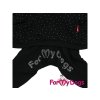 Zateplený zimní overal pro psy i fenky – FMD BLACK, detail nohavic