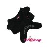 Obleček pro psy i fenky – zateplený overal FMD BLACK