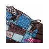 Zateplený zimní overal pro psy – BROWN PATCHWORK 8