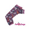 Obleček pro psy – overal FMD CHCRDOG LILAC 2