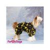 Obleček pro fenky – zimní overal FMD BLACK YELLOW