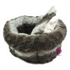 Pelíšek pro kočky GREY and CREAM SNUGGLE PLUSH