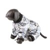 Pláštěnka pro psy multicolor, šedočerná