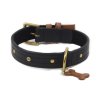 Kožený obojek pro psy URBAN DOG, černý