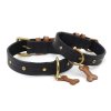 Kožený obojek pro psy URBAN DOG, černý