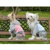 velurovy overal pro psy fenky ruzovy hvezdy 4