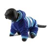 Oblečky pro psy – úpletový overal pro psy a fenky For My Dogs, modrý
