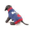 Vánoční svetr pro psy – modrý