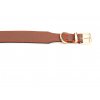 Stylový obojek pro psy ROSEWOOD Luxury Leather Brown z hnědé kůže (6)