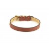 Stylový obojek pro psy ROSEWOOD Luxury Leather Brown z hnědé kůže (9)