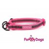 Obojky pro psy – růžový obojek z kolekce ForMyDogs RETROREFLECTIVE FUCHSIA (2)