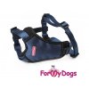 Postroje pro psy – hrudní postroj značky ForMyDogs v tmavě modré barvě (2)