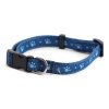 Obojek pro psy ROSEWOOD Blue Paw z vysokopevnostního nylonu s odolnou rychlozapínací sponou. Výběr velikostí pro všechna plemena psů (2).