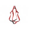 Kvalitní postroj pro psy z vysokopevnostního nylonu od ROSEWOOD. Rychlozapínání na pevnou sponu, nastavitelné rozměry, barva červená (4).