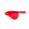 Velká plastová lopatka bez sítka určená pro odstranění exkrementů z kočičího steliva nebo pro kompletní výměnu steliva. Barva červená. (2)