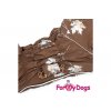 Obleček pro psy westíků – teplý zimní overal GOLDEN LEAF od For My Dogs z voduodpudivého materiálu. Zapínání na zádech, flísová podšívka. (5)