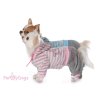 Oblečky pro psy – velurový overal pro psy a fenky For My Dogs s kamínky