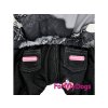 Zimní obleček pro psy overal BLACK PATCHWORK 4